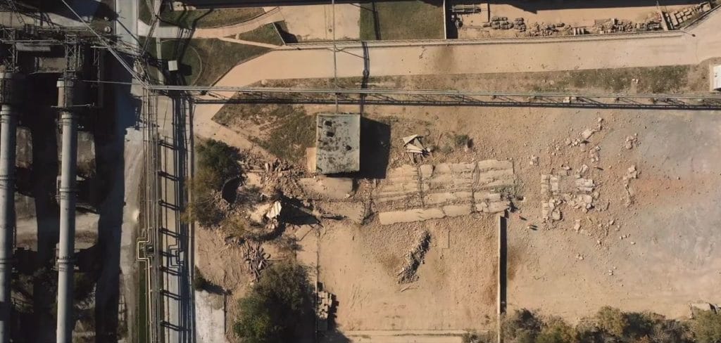 демонтаж димової труби - результат роботи