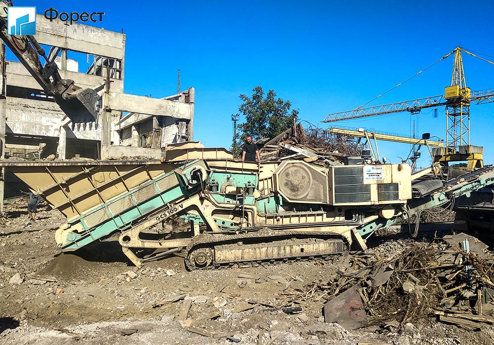 Переваги дробіння будівельного бою разом із «Форест-Україна» -1