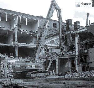 демонтажних робіт за максимального збереження навколишнього середовища